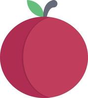 plum vector illustration on a background.Premium quality symbols.vector icons for concept and graphic design.