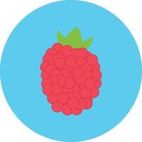 red mulberry vector illustration on a background.Premium quality symbols.vector icons for concept and graphic design.