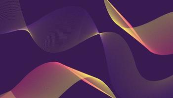 Abstract colorful wave background free vector