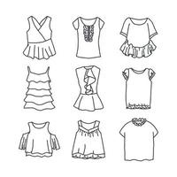 Collection of Clothes with Frills