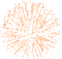 sorprendente bellissimo fuoco d'artificio isolato per celebrazione anniversario allegro Natale vigilia e contento nuovo anno png