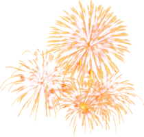 Amazing Beautiful firework isolated for celebration anniversary merry christmas eve and happy new year png