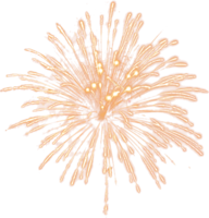 incrível lindo fogo de artifício isolado para comemoração aniversário feliz véspera de natal e feliz ano novo png