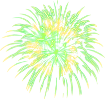 Amazing Beautiful firework isolated for celebration anniversary merry christmas eve and happy new year png