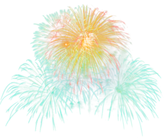 Amazing Beautiful firework isolated for celebration anniversary merry christmas eve and happy new year png