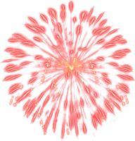 incrível lindo fogo de artifício isolado para comemoração aniversário feliz véspera de natal e feliz ano novo png