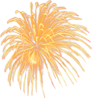 sorprendente bellissimo fuoco d'artificio isolato per celebrazione anniversario allegro Natale vigilia e contento nuovo anno png