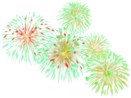 verbazingwekkend mooi vuurwerk geïsoleerd voor viering verjaardag vrolijk Kerstmis vooravond en gelukkig nieuw jaar png