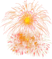 Amazing Beautiful firework isolated for celebration anniversary merry christmas eve and happy new year png