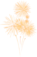 Amazing Beautiful firework isolated for celebration anniversary merry christmas eve and happy new year png