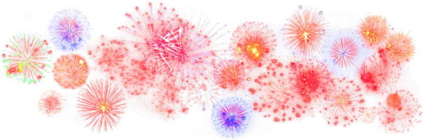 Amazing Beautiful firework isolated for celebration anniversary merry christmas eve and happy new year png