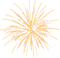 Amazing Beautiful firework isolated for celebration anniversary merry christmas eve and happy new year png