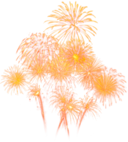 Amazing Beautiful firework isolated for celebration anniversary merry christmas eve and happy new year png