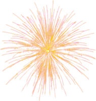 Amazing Beautiful firework isolated for celebration anniversary merry christmas eve and happy new year png