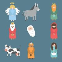 Characters from Bethlehem vector