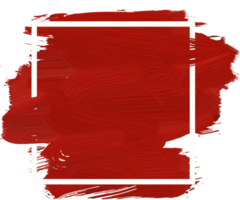 red brush frame png