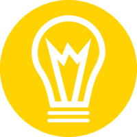 ícone de lâmpada png