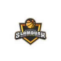basketbal logo ontwerp png