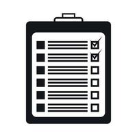 Survey form icon vector