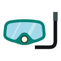 Diving mask icon vector