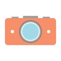 Nice camera flat icon vector
