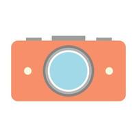 Nice camera flat icon vector