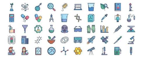 Collection of icons related to School education, including icons like Book, Exam Paper, Graduation, Globe and more. vector illustrations, Pixel Perfect set