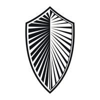 Heraldry shield icon simple vector. Medieval crest vector