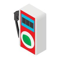 gasolinera ecológica vector