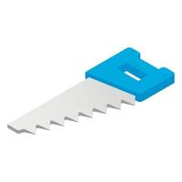 Hacksaw isometric 3d icon vector