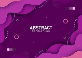 Colorful liquid and geometric background with fluid gradient shapes vector