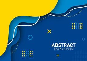 Colorful liquid and geometric background with fluid gradient shapes vector