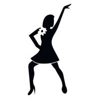 Best dance simple sign vector