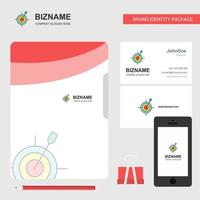 Dart game Business Logo File Cover Visiting Card and Mobile App Design Vector Illustration