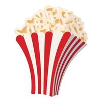 Popcorn cartoon icon vector