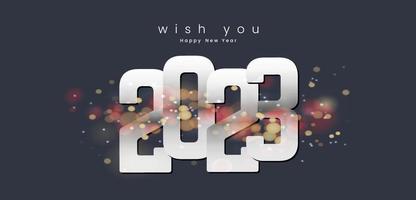 2023 new year Occasion banners vector design, A happy New Year 2023 poster concept vector, illustration.