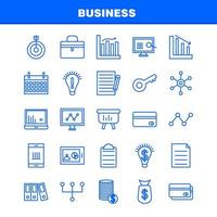 Business Line Icons Set For Infographics Mobile UXUI Kit And Print Design Include Globe Internet Network Vector Passport Euro Book Document Collection Modern Infographic Logo and Pictogra