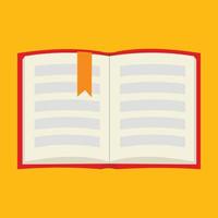 Book flat icon vector