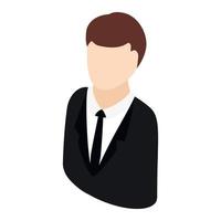 Man isometric icon vector