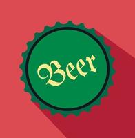 Beer flat icon vector