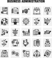 Business Administration Line Icons Set For Infographics Mobile UXUI Kit And Print Design Include Basketball Net Basket Game Sports Sound Music Volume Eps 10 Vector