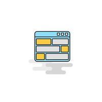 Flat Website Icon Vector