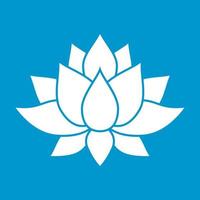 Nice lotus flower sign vector