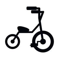 Baby tricycles simple icon vector