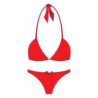 Swimsuit flat icon vector