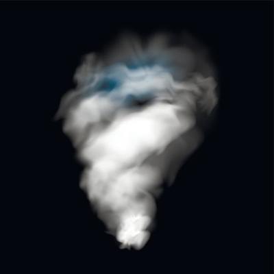 Smoke realistic sign