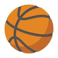 Basketball single cartoon illustration vector