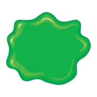 Best green slime sign vector