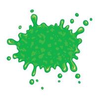 Green slime sign vector