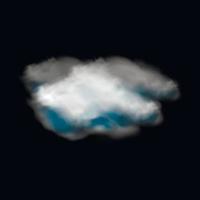 icono de clima de nubes vector